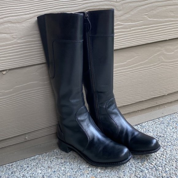 Taryn Rose Leather Riding Boot - Picture 8 of 14